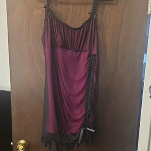 Dollskill Current Hot Pink/ Black Dress 1xl